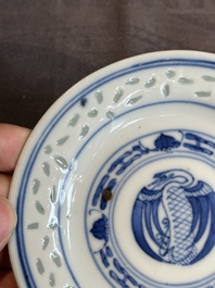 22 Chinese blue and white wares, 19/20th C.