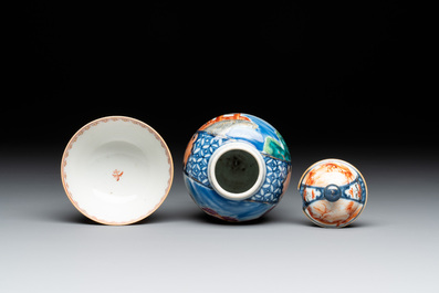 14 Chinese famille rose and English-decorated wares, Yongzheng/Qianlong