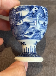 22 Chinese blue and white wares, 19/20th C.