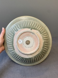 Nine Thai celadon dishes from the Royal Nanhai cargo, Sten Sj&ouml;strand collection, 15/16th C.