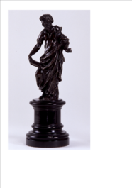 Circle of Tiziano Aspetti (1559&ndash;1606): A patinated bronze sculpture of Saint John the Evangelist, Italy, 17th C.