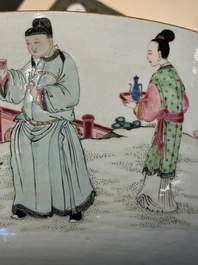 A fine Chinese famille rose 'Xi Xiang Ji' punch bowl, Yongzheng
