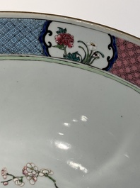 A fine Chinese famille rose 'Xi Xiang Ji' punch bowl, Yongzheng