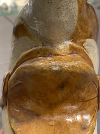 A Chinese sancai-glazed model of a horse, Tang