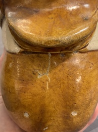 A Chinese sancai-glazed model of a horse, Tang