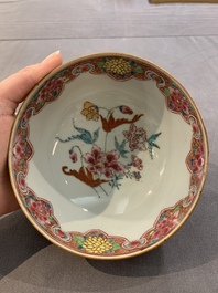 12 Chinese capucin-ground wares, Yongzheng/Qianlong