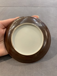 12 Chinese capucin-ground wares, Yongzheng/Qianlong