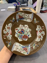 12 Chinese capucin-ground wares, Yongzheng/Qianlong