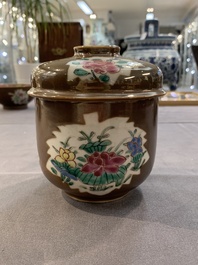 12 Chinese capucin-ground wares, Yongzheng/Qianlong