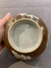 12 Chinese capucin-ground wares, Yongzheng/Qianlong