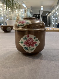 12 Chinese capucin-ground wares, Yongzheng/Qianlong