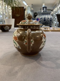 12 Chinese capucin-ground wares, Yongzheng/Qianlong