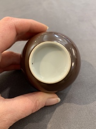 12 Chinese capucin-ground wares, Yongzheng/Qianlong