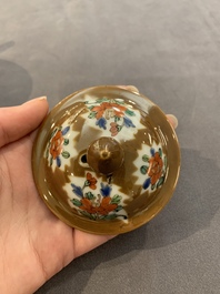 12 Chinese capucin-ground wares, Yongzheng/Qianlong