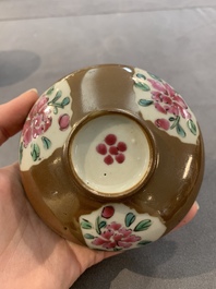 12 Chinese capucin-ground wares, Yongzheng/Qianlong