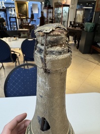 A jeroboam of Perrier-Jou&euml;t champagne from 1947 and a bottle of Veuve Clicquot champagne from 1904