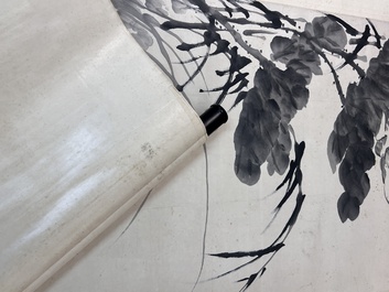 Qi Liangchi 齊良遲 (1921-2003): 'Lotus', ink on paper, dated 1899