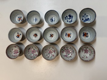 An extensive collection of 71 pieces of Chinese porcelain, Yongzheng and later
