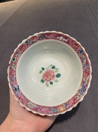 Six Chinese famille rose 'phoenix and peony' bowls and plates for the Straits or Peranakan market, Republic