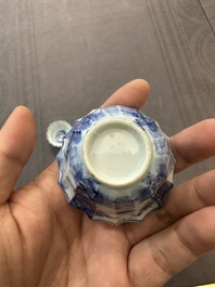 26 Chinese blue and white wares, Wanli/Qianlong