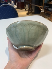 Seven Chinese Longquan celadon wares, Yuan/Ming