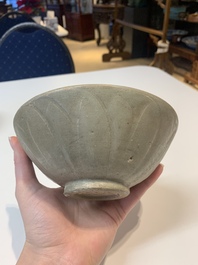 Seven Chinese Longquan celadon wares, Yuan/Ming