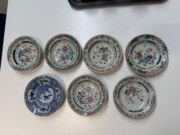 An extensive collection of 71 pieces of Chinese porcelain, Yongzheng and later