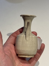 A Chinese miniature 'ding' lobed ewer, Southern Song