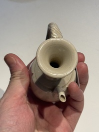 A Chinese miniature 'ding' lobed ewer, Southern Song