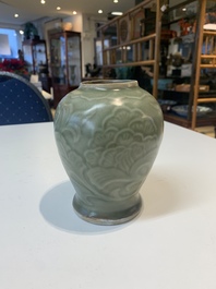 Seven Chinese Longquan celadon wares, Yuan/Ming