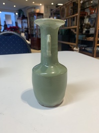 Seven Chinese Longquan celadon wares, Yuan/Ming