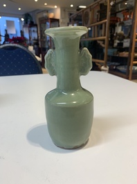 Seven Chinese Longquan celadon wares, Yuan/Ming