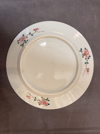 15 Chinese famille rose and verte wares, 19/20th C.