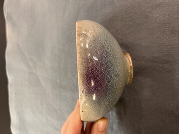 A Chinese junyao purple-splashed bowl, Ming or later