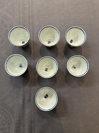 26 Chinese blue and white wares, Wanli/Qianlong