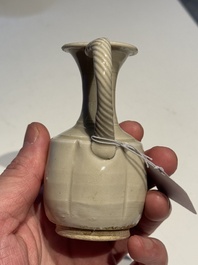 A Chinese miniature 'ding' lobed ewer, Southern Song