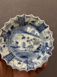 26 Chinese blue and white wares, Wanli/Qianlong