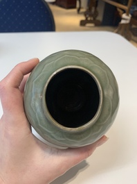 Seven Chinese Longquan celadon wares, Yuan/Ming