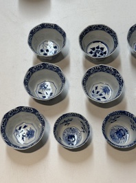 An extensive collection of 71 pieces of Chinese porcelain, Yongzheng and later