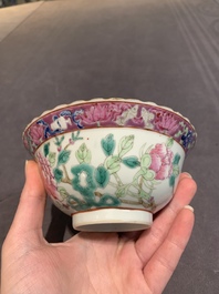 Six Chinese famille rose 'phoenix and peony' bowls and plates for the Straits or Peranakan market, Republic
