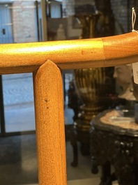 Two Chinese hardwood clothing racks, 19th C.