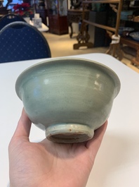 Seven Chinese Longquan celadon wares, Yuan/Ming