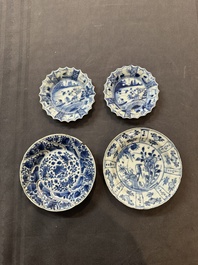26 Chinese blue and white wares, Wanli/Qianlong
