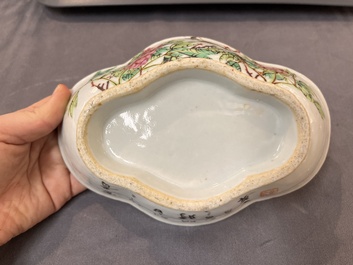 15 Chinese famille rose and verte wares, 19/20th C.