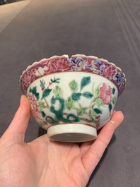 Six Chinese famille rose 'phoenix and peony' bowls and plates for the Straits or Peranakan market, Republic