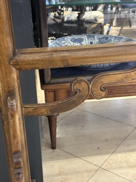 Two Chinese hardwood clothing racks, 19th C.