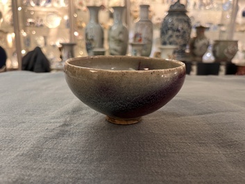 A Chinese junyao purple-splashed bowl, Ming or later