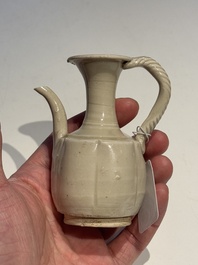 A Chinese miniature 'ding' lobed ewer, Southern Song