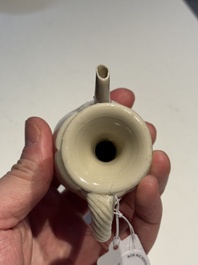 A Chinese miniature 'ding' lobed ewer, Southern Song