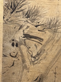 Japanese School, after Mokuan Reien 黙庵 (d. 1345): 'Three sleepers', ink on paper, probably 16/17th C.